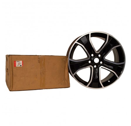 Genuine Alloy Wheel 20 " Diamond Turner Design 3 Black Finish with Diamond Turned Edges