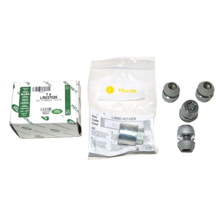 Set Of Locking Wheel Nuts (4) for Freelander 2 & Evoque