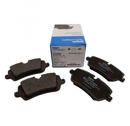 Delphi Black Rear Brake Pads from Chassis MA452334