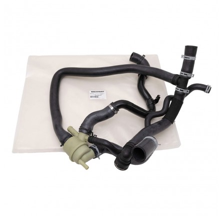 Thermostat and Housing Assembley Engine to Radiator Top & Bottom, Expansion Reservoir to Thermostat Genuine