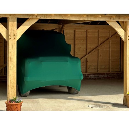 Super Soft Stretch Indoor Car Cover Green