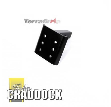 Terrafirma 2 Inch Receiver Drop Plate The Drop Plate Provides Three Levels Of Height Adjustment and The Recovery Point Is Machined to Accept A Common Bow Shackle.
