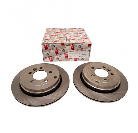Ferodo Brake Discs (Pair) Rear Discovery 3 Range Rover Sport V6 Only