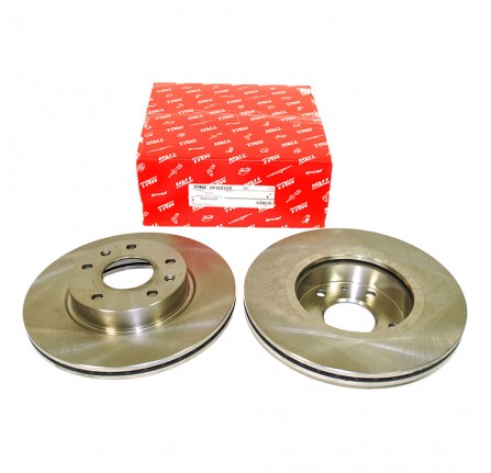 Trw Vented Disc (Pair) Front Freelander 2001 on