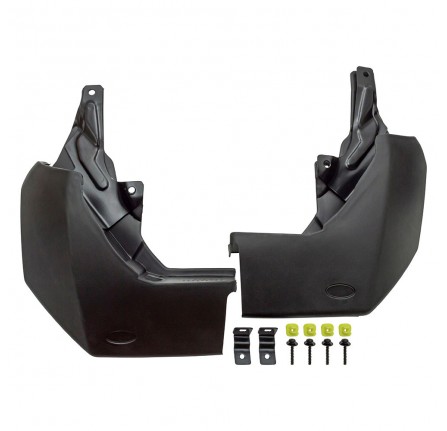 Rear Mudflap Pair Partially Painted Bumper