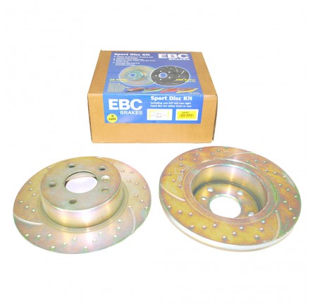 Ebc Drilled and Grooved Rear Disks Discovery 2 (Pair)
