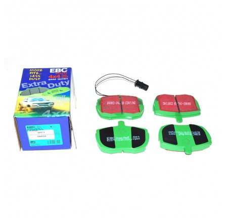 Front Brake Pads Green Stuff for Defender upto 1986