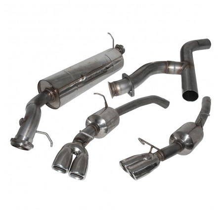 Range Rover P38 2.5 Diesel Stainless Steel Exhaust System Rear Silencers - Rhs & Lhs/Y-pipe/Centre Box