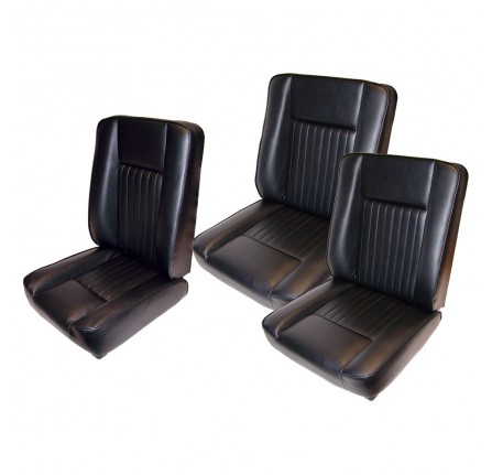 Deluxe Black Vinyl Full Seat Set Series 3 by Britpart