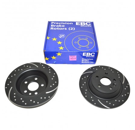 Rear Ebc Performance Brake Disc (Pair) for Evoque