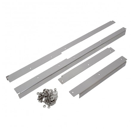 Brushed Ss Front/Side Door Thresher Kit W/O Seat Belt Mount