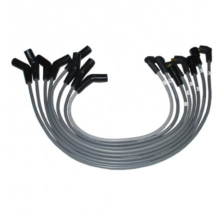 Grey Silicone V8 Ignition Lead Set 8mm P38 Uto 1999 and 90 4.0