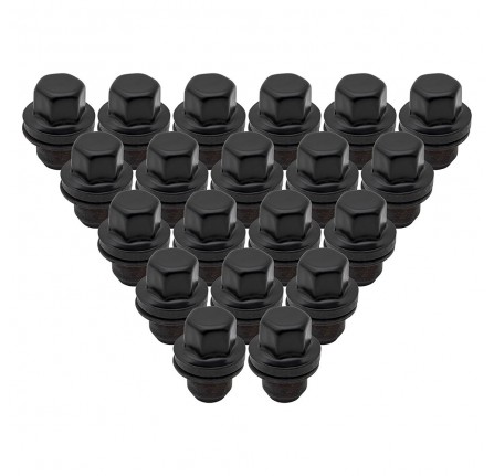 OEM Wheel Nut - Satin Black x 20