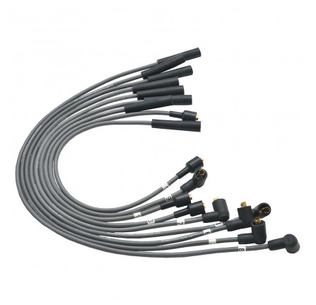 Ignition Lead Set Grey Silicon 90 D1 and Range Rover Classic 3.5 V8 Carb and EFI Inc King Lead