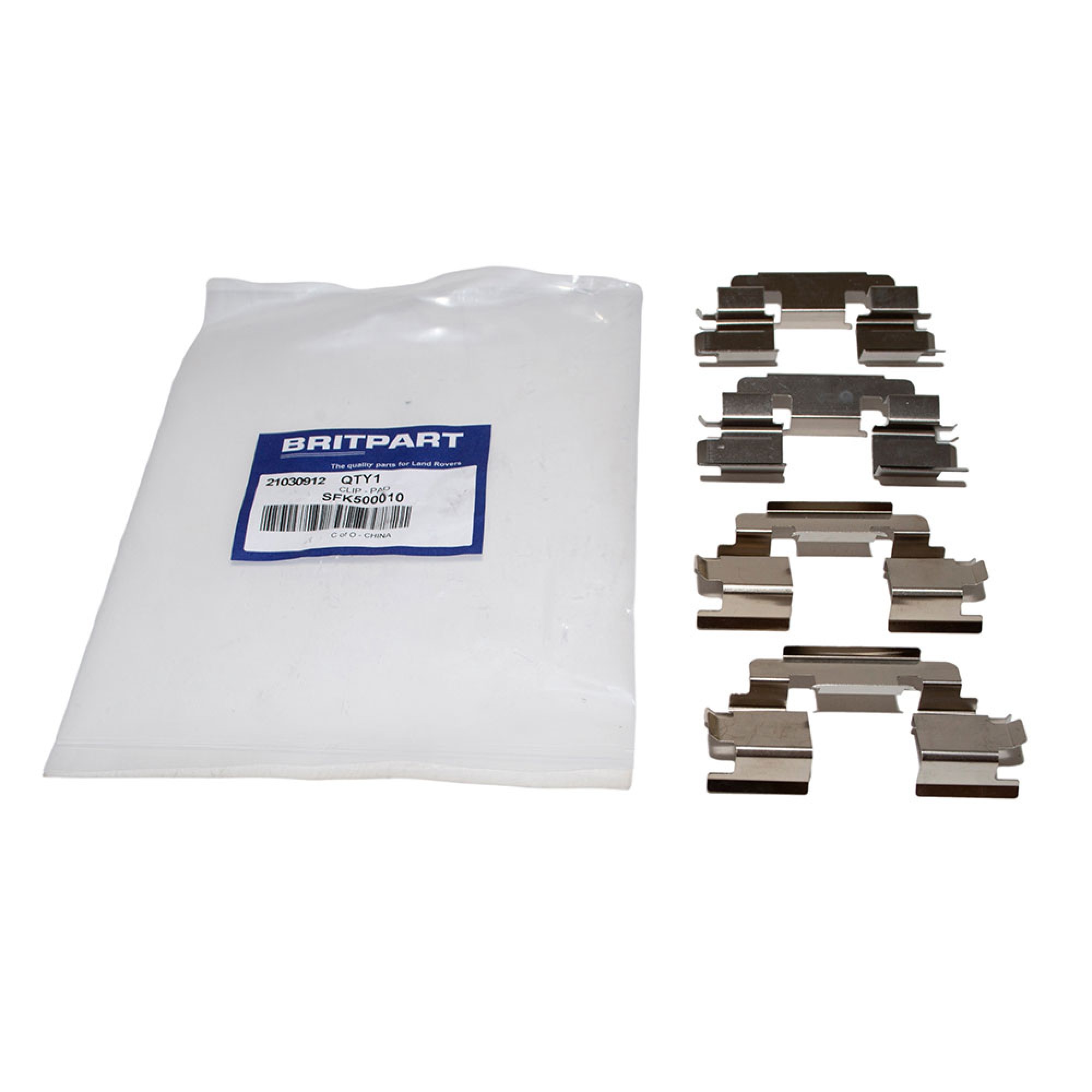 Freelander Brake Clip Kit from 1A000001 - SFK500010