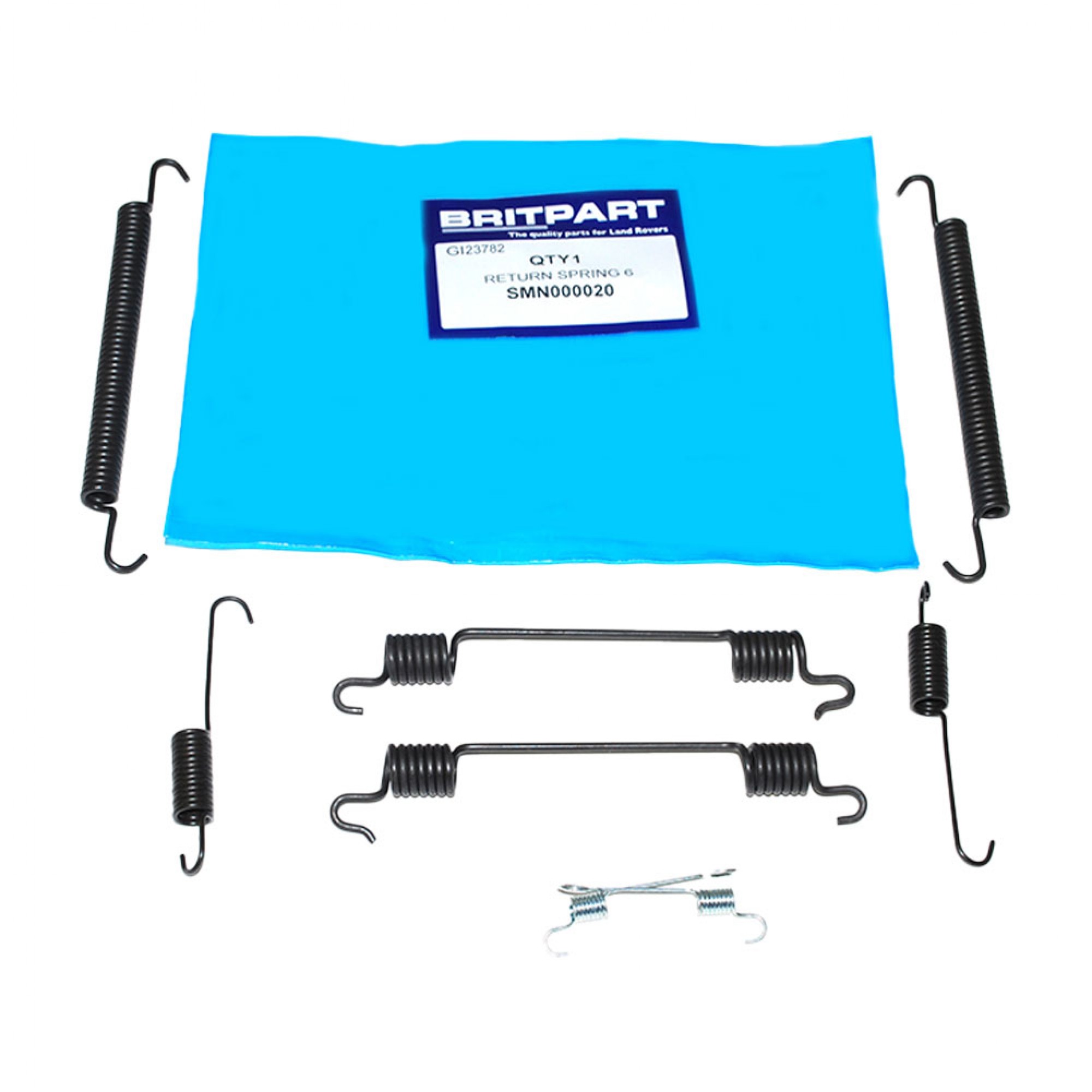 SMN000020 - Spring Set Rear Drum Brakes from 1A000001