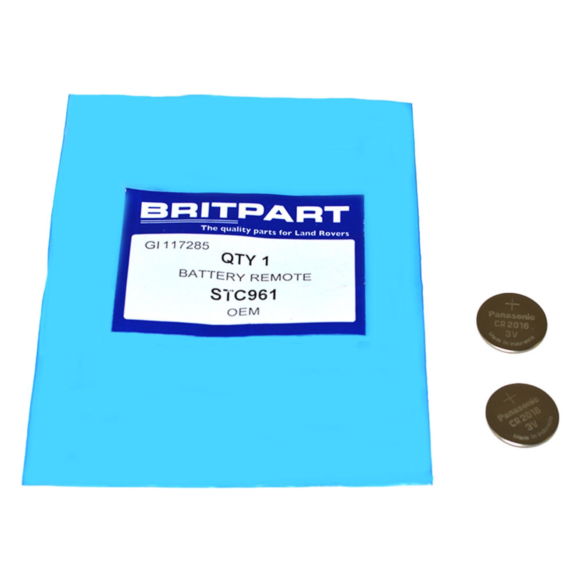 Battery for Remote Control Unit CR2016