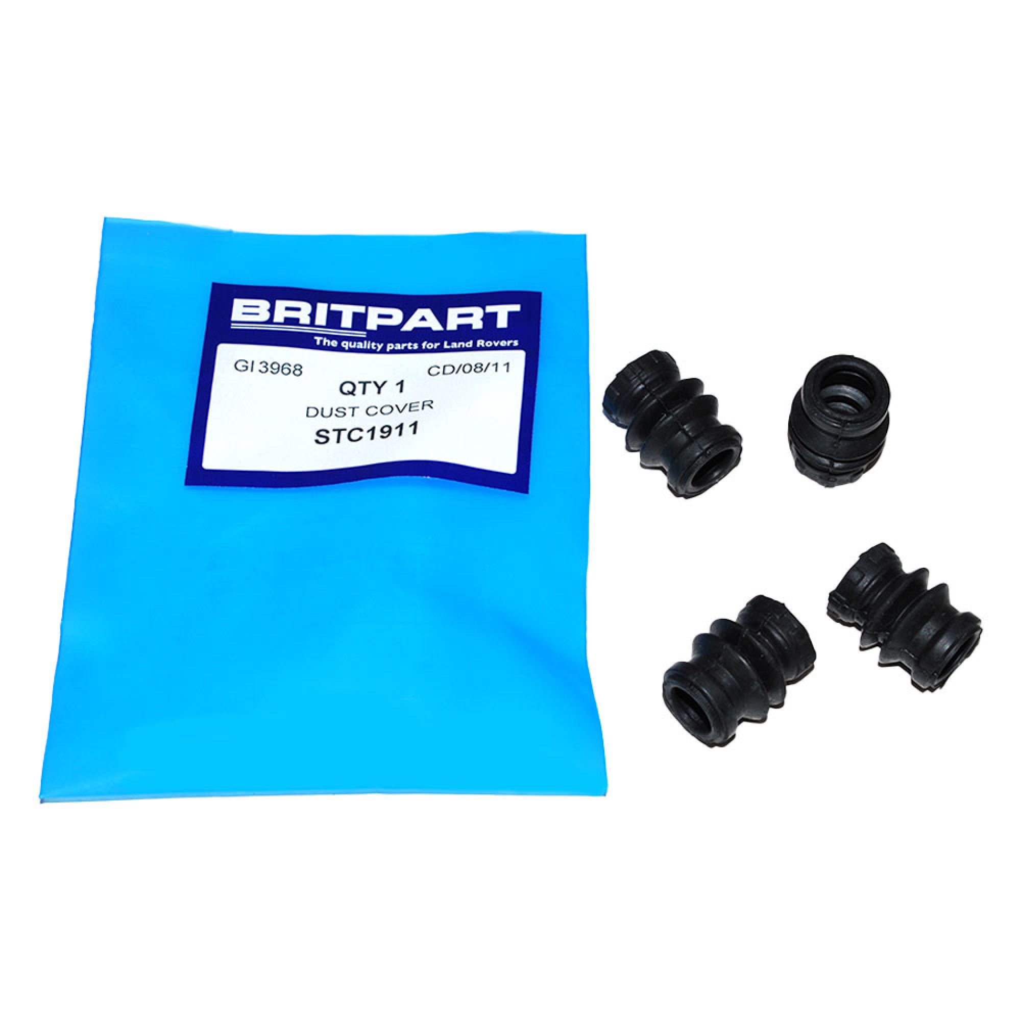 STC1911 - Rubber Dust Boot Kit for Caliper Pins Axle Kit