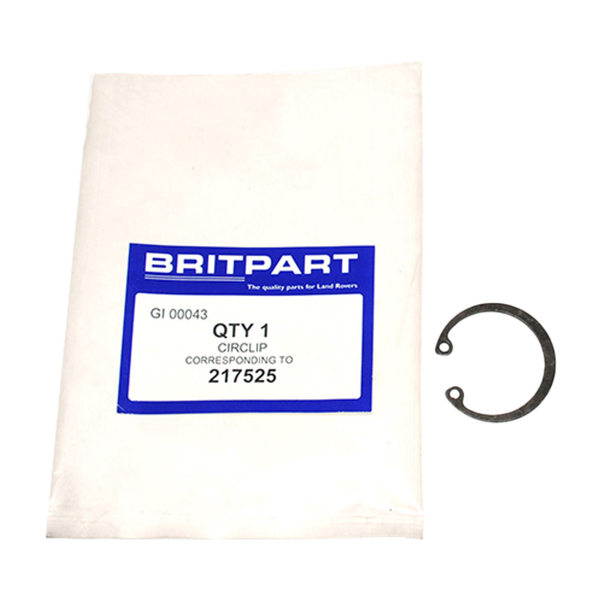 217525 - Genuine Circlip for Rear Mainshaft Bearing.
