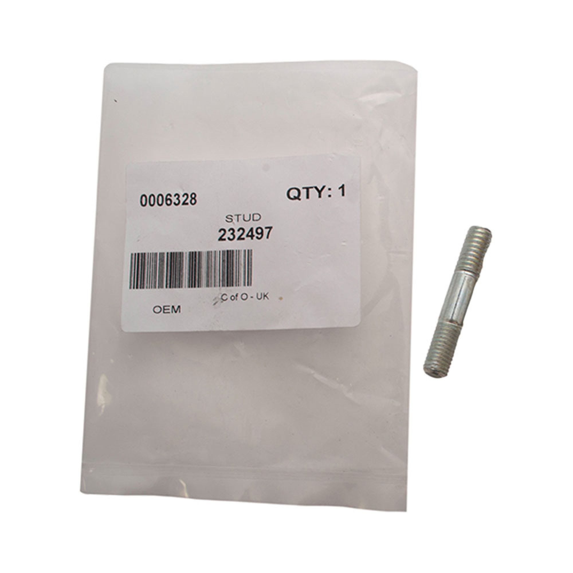 232497 - Genuine Stud Transfer Box Casing to Transfer Shaft Housing 2.06 Inch .