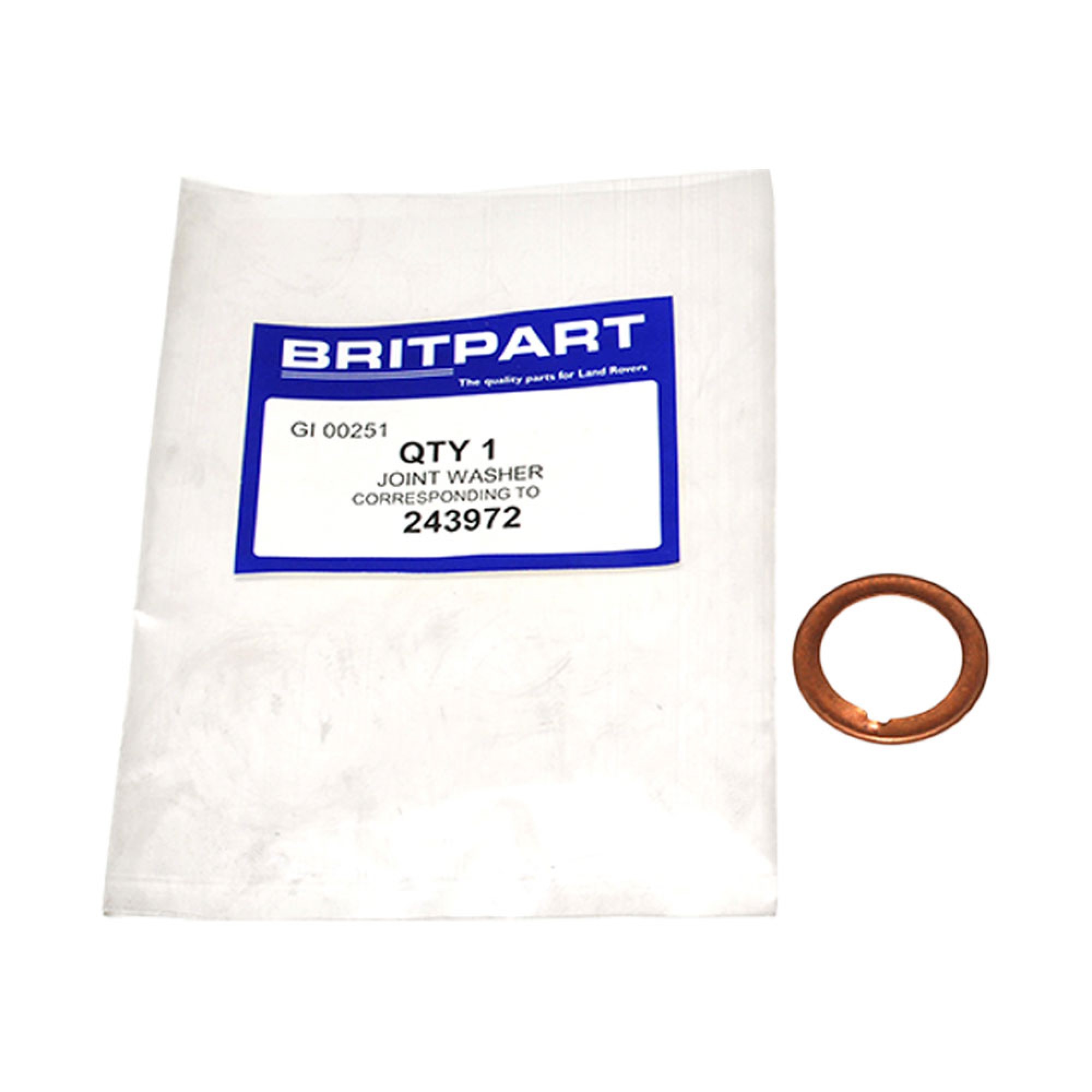 243972 - Copper Washer Various Applications