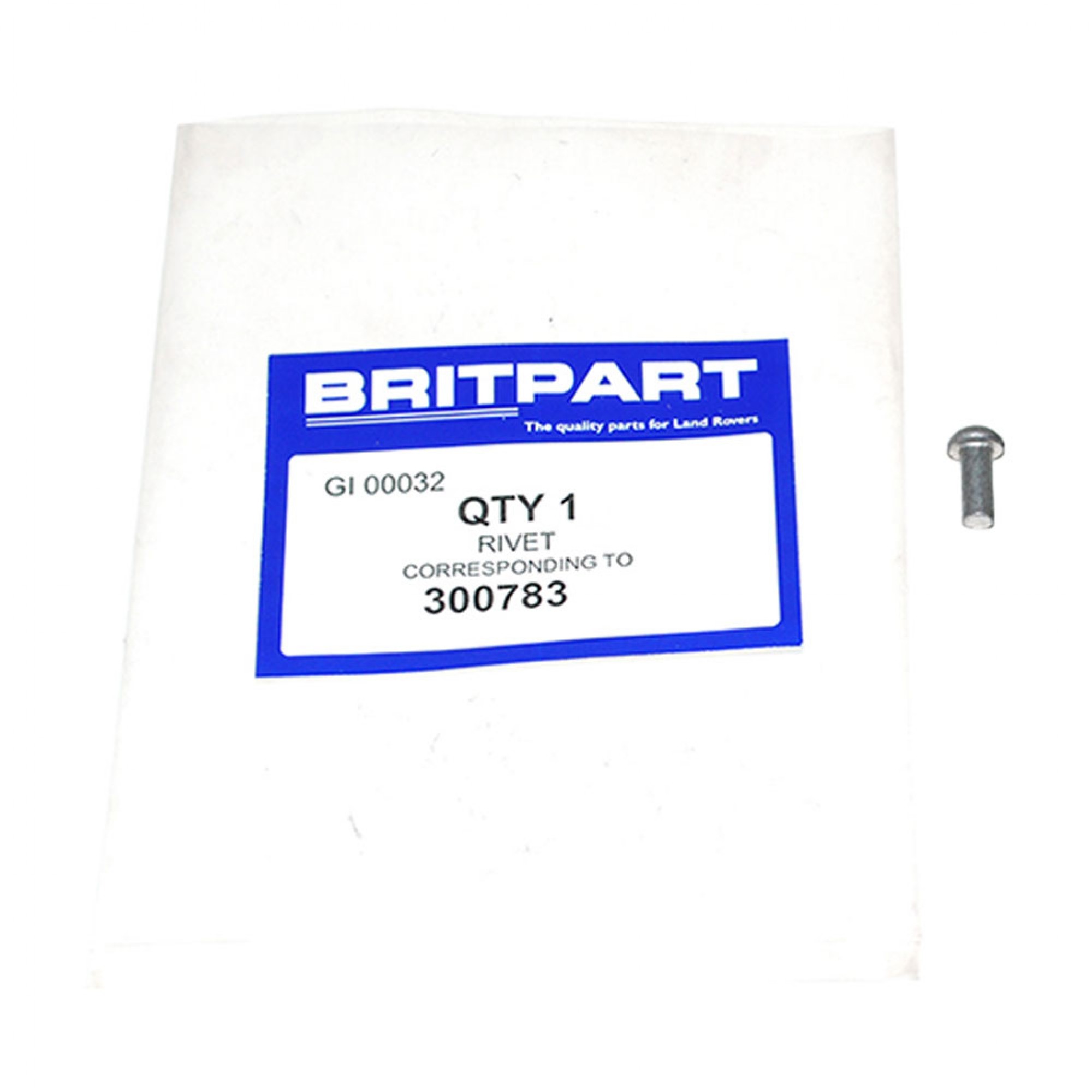 300783 - Rivet for Galavanised Cappings Round Head 1/2L 3/16 dia