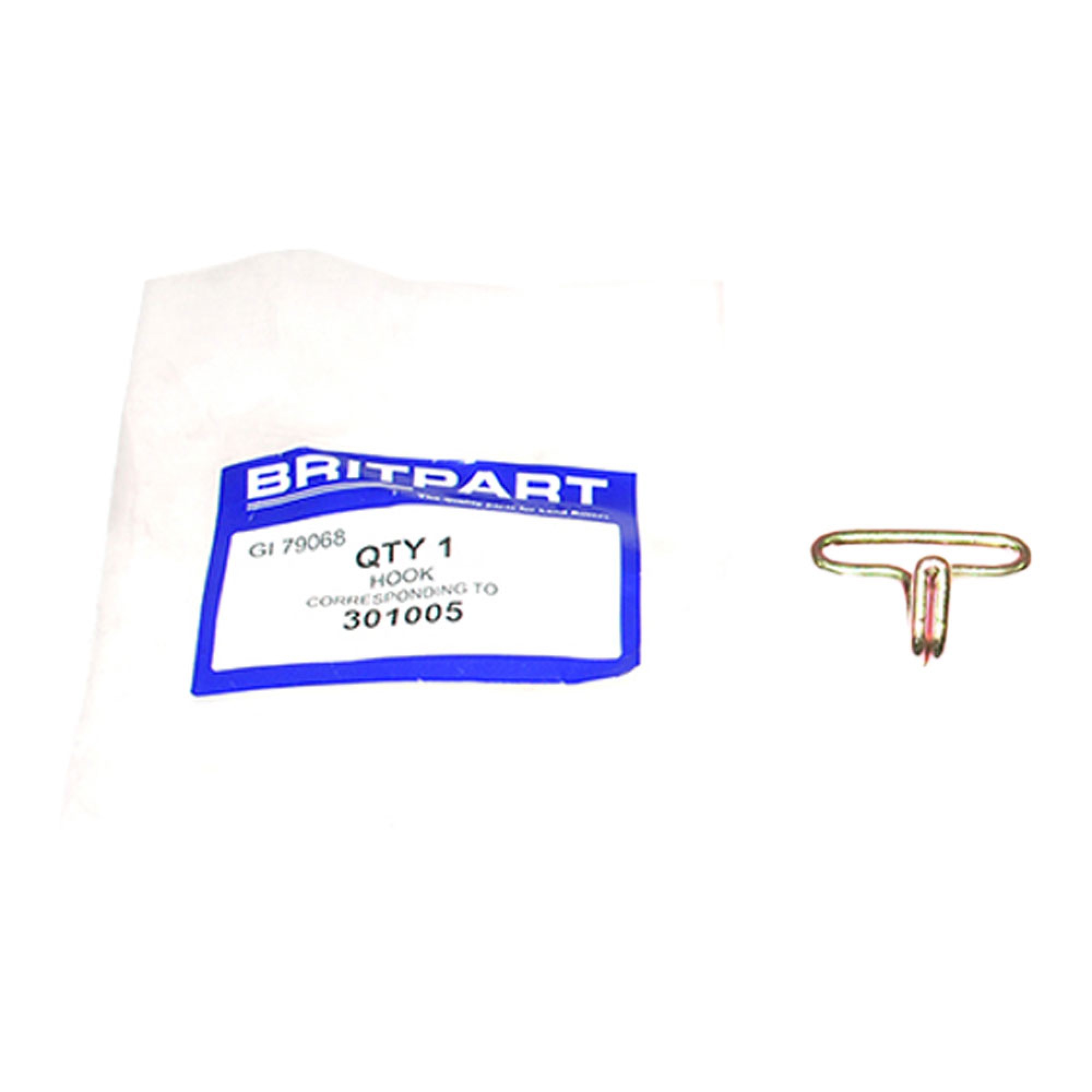 301005 - Hook for Hood Strap 1948-53 and Fume Curtain