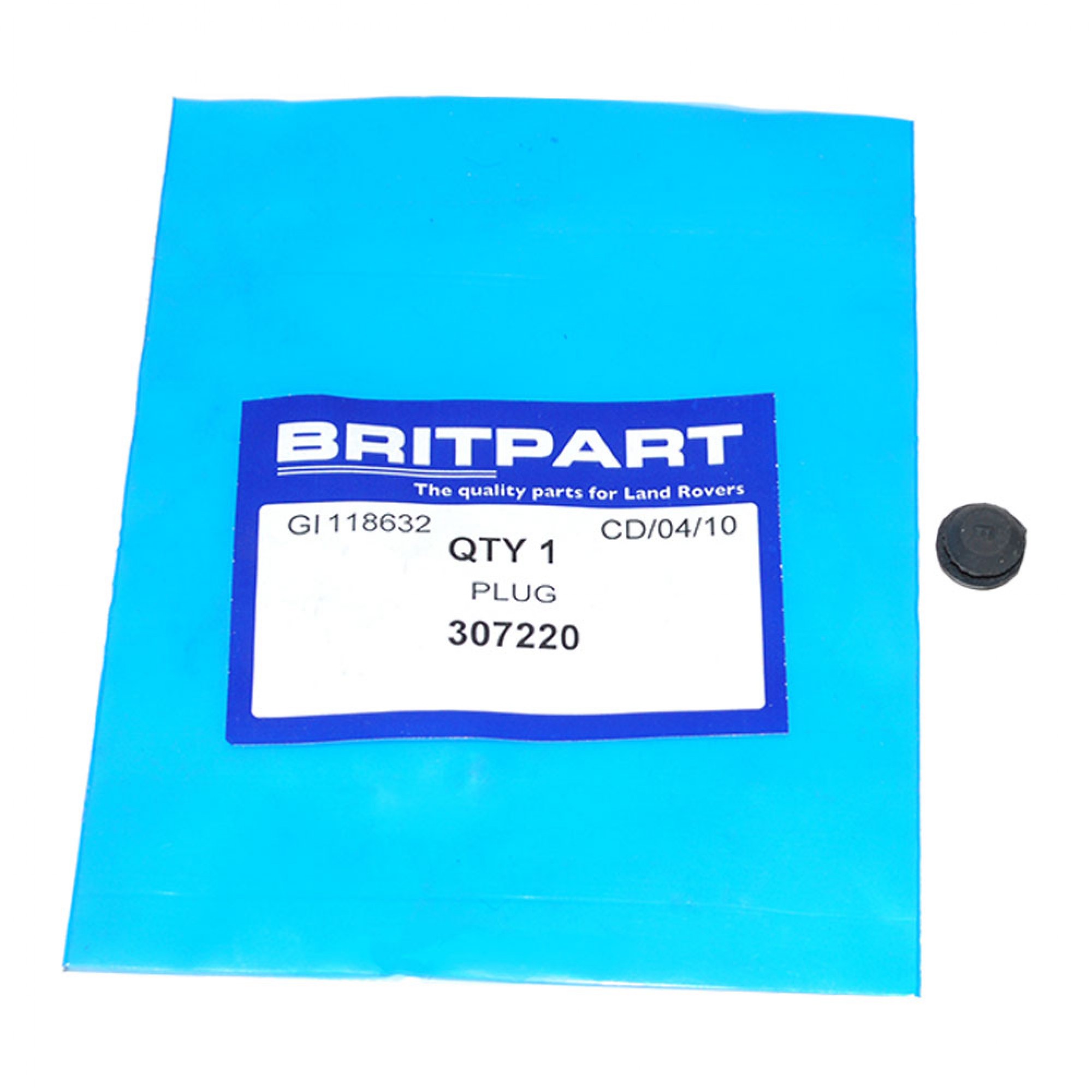 307220 - Genuine Domed Rubber Buffer for 1/4 Inch Hole