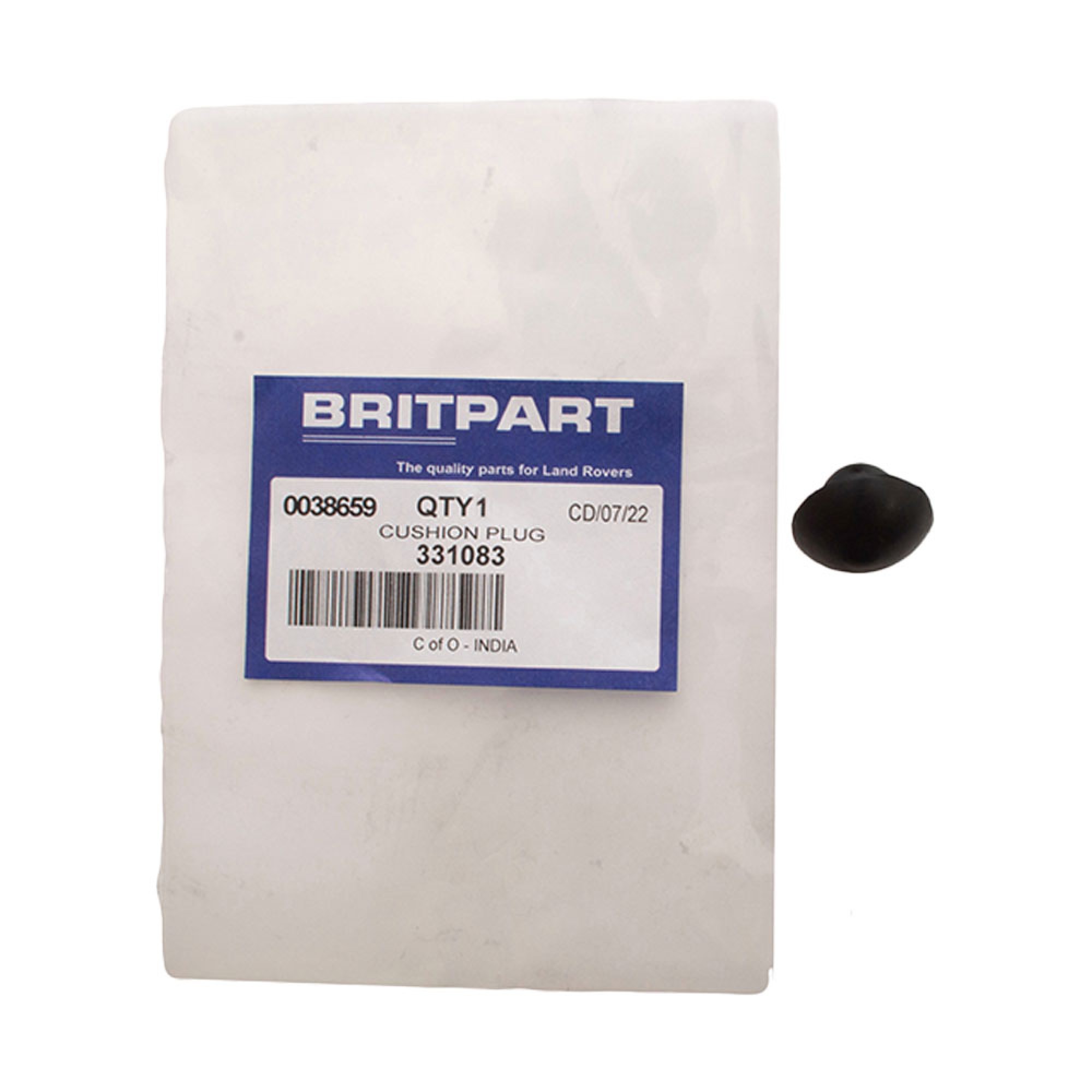 331083 - Rubber Grommet Blanking Plug Various Applications.