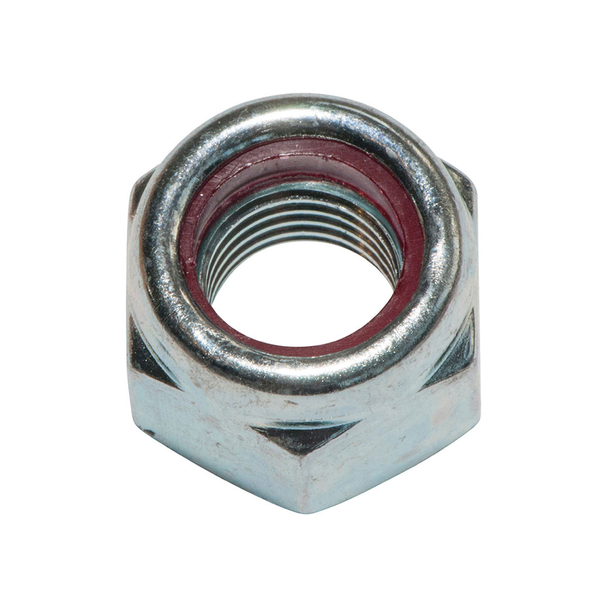 251323X - Self Locking Nut 7/16 Bsf P-type Zinc/Clear - Qty 100