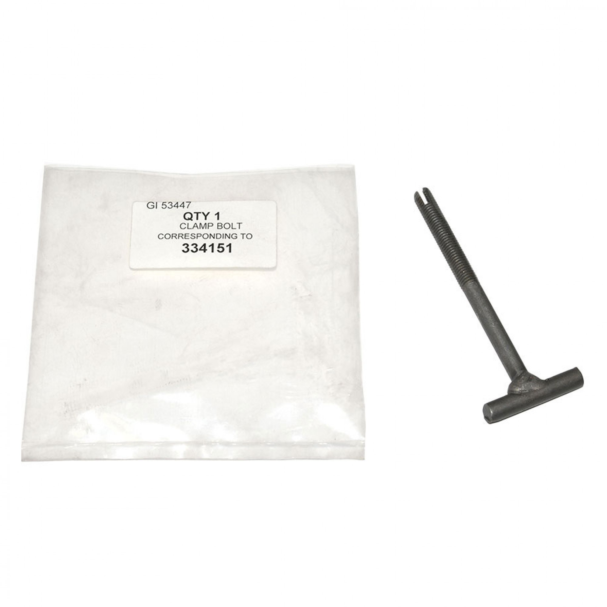 334151 - Clamp Bolt T Shape for Battery Cover 24 Volt Airportable