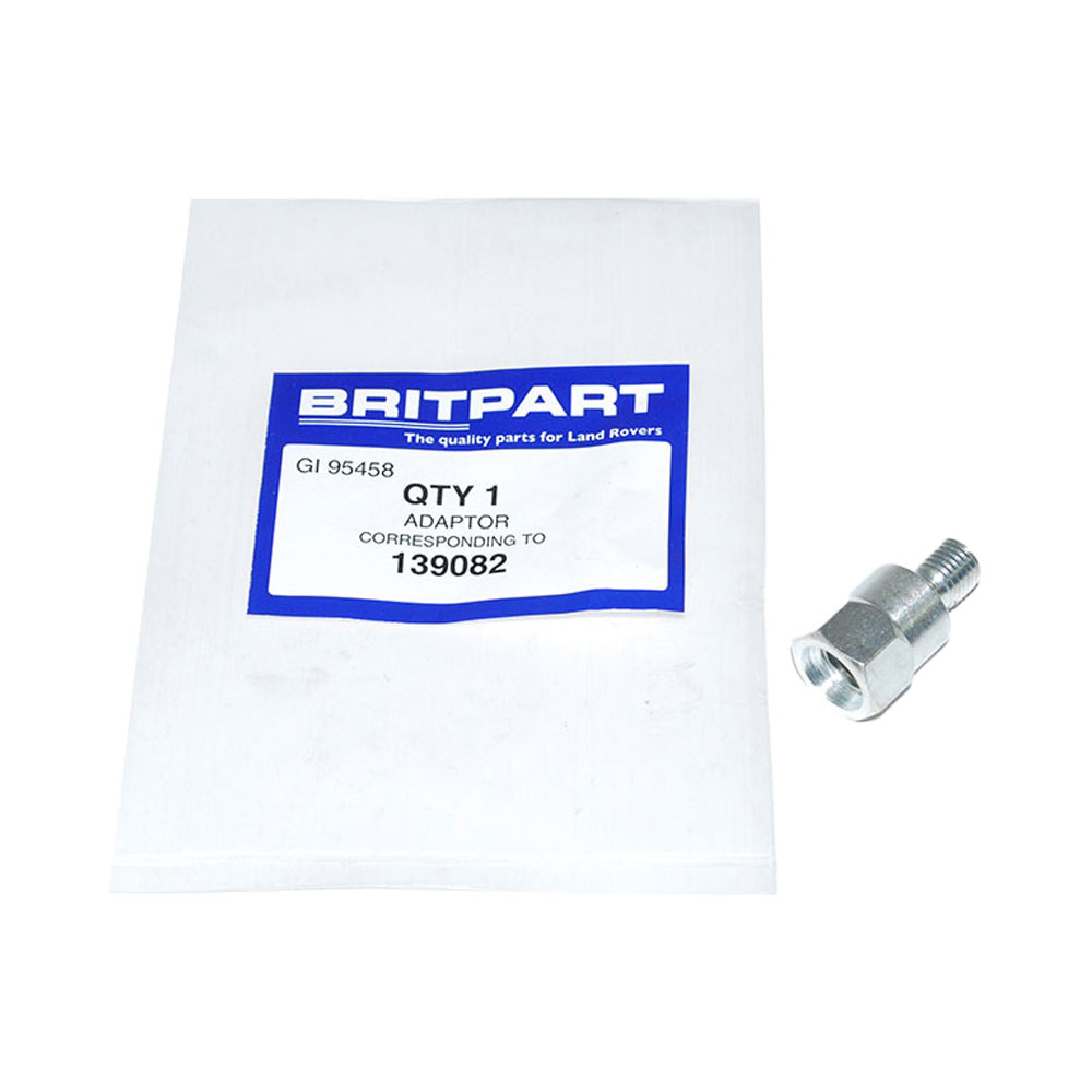 139082 - Adapter for Pipe to Clutch Master Cylinder Series 3 and 101 Forward Control and 90/110