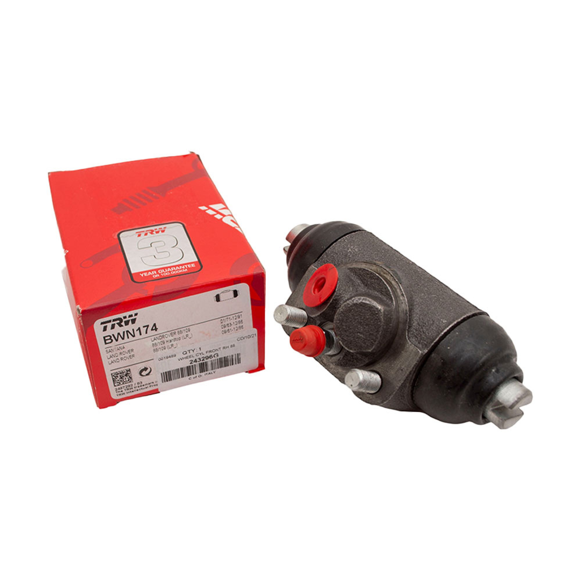 243296G - Lucas/Trw/Genuine Wheel Cylinder RH Front SWB Rear 109 Inch and 101 Forward Control