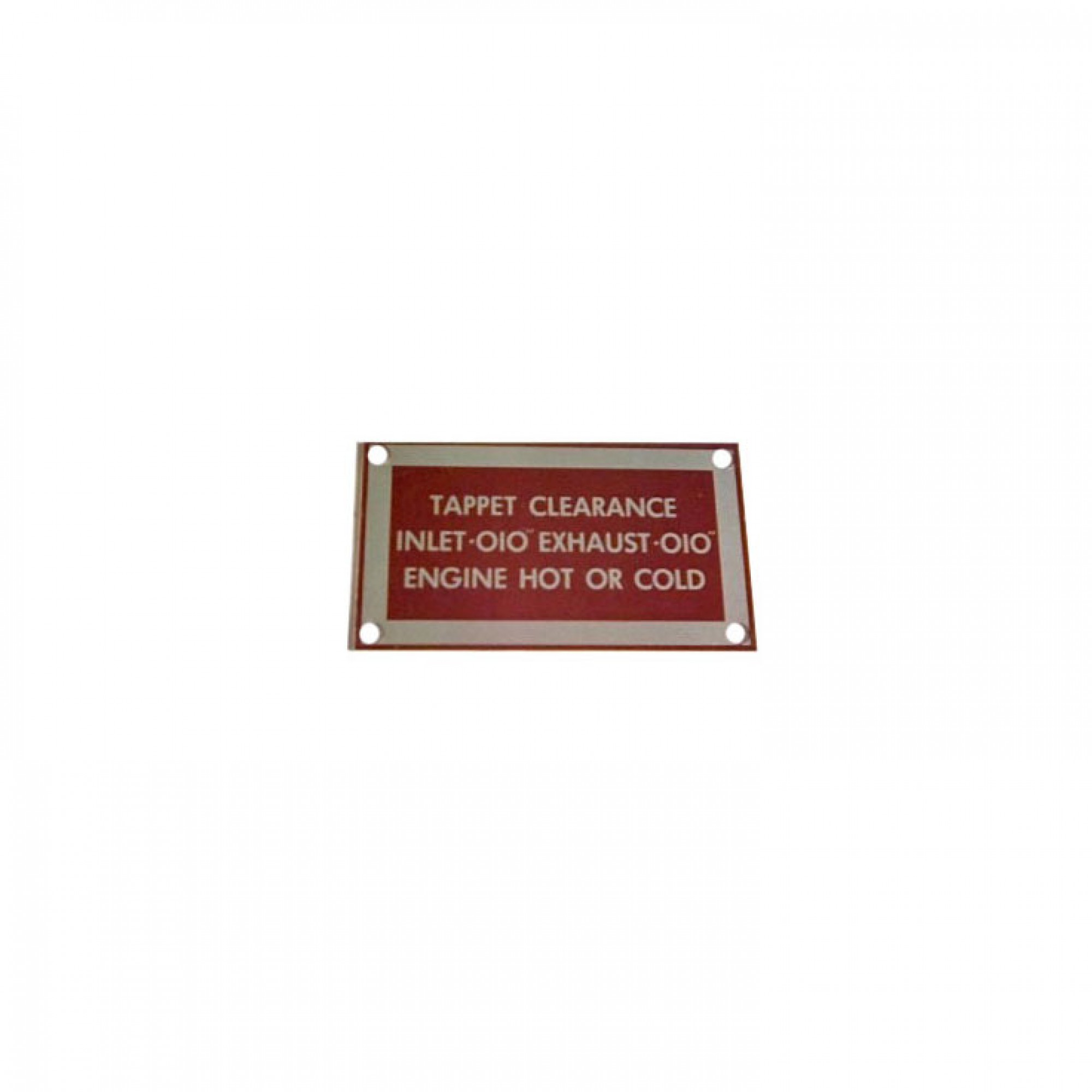 247634 - Series 2.25 2A 3 Rocker Cover Tappet Clearance Plate