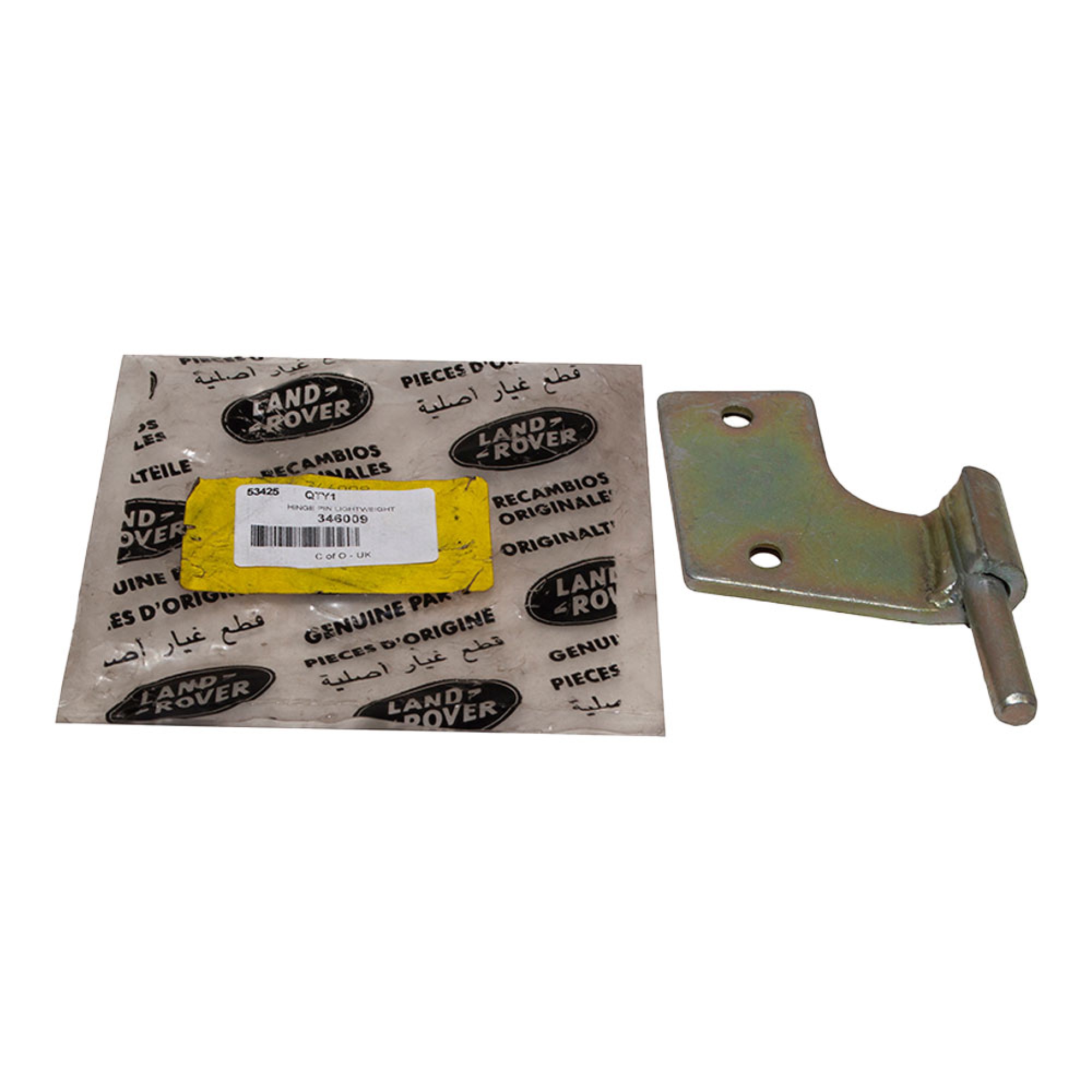 346009 - Hinge Pin and Plate R/H Lower Airportable.
