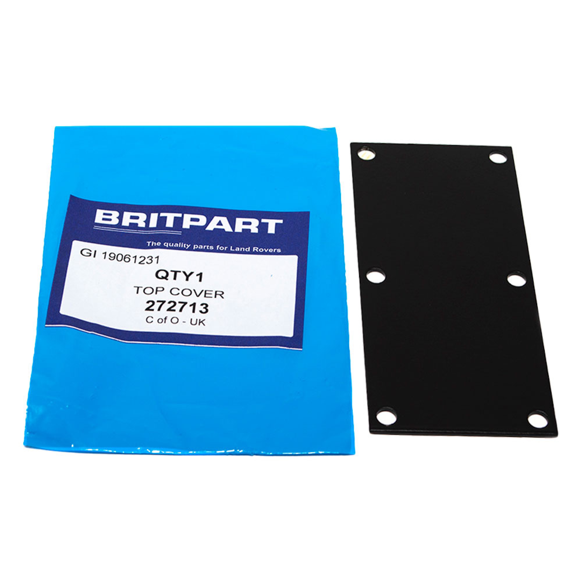 272713 - Top Cover for Pedal Clutch Series 2+3 90/110 and Brake Pedal (No Servo)