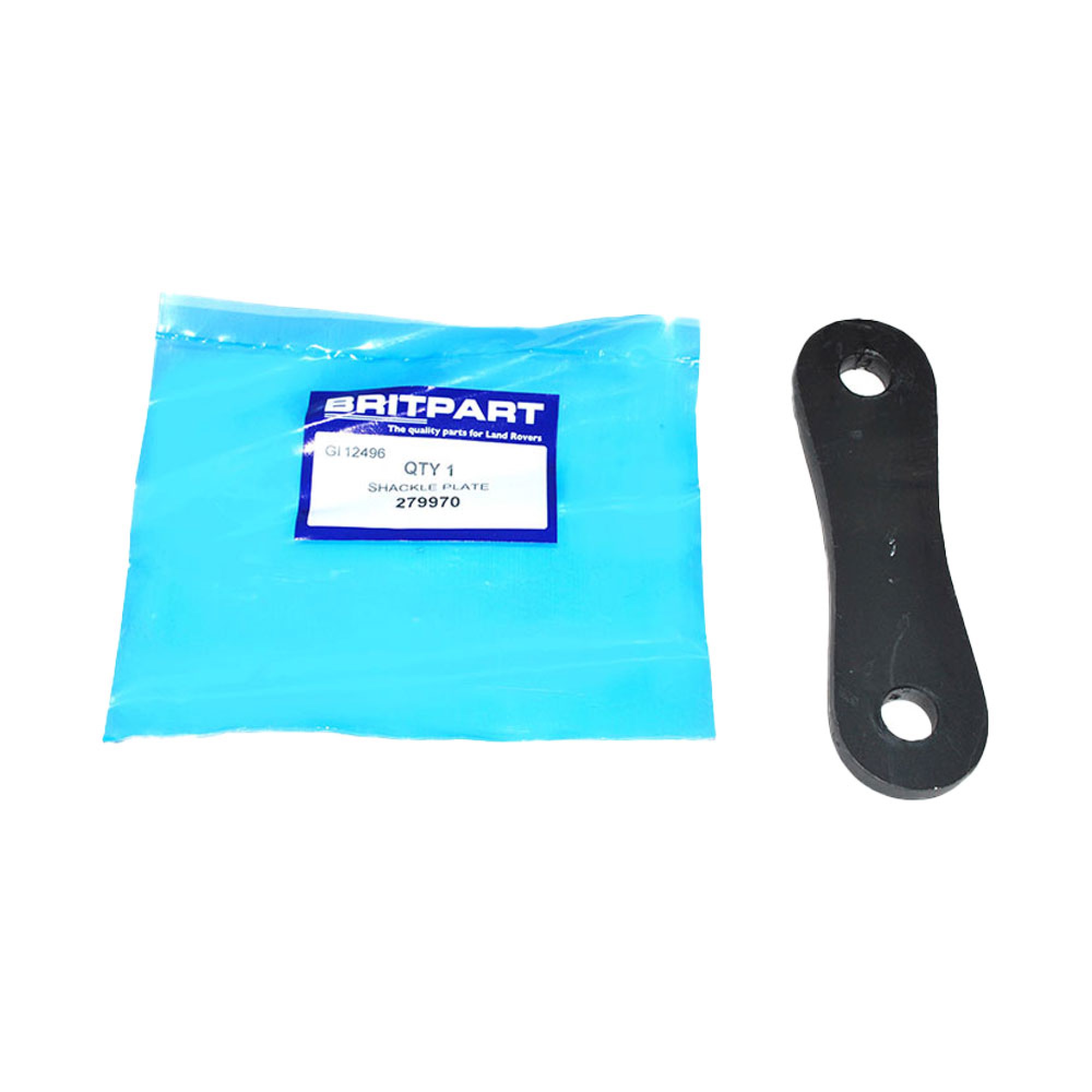 279970 - Shackle Plate Plain 109 Inch Rear.