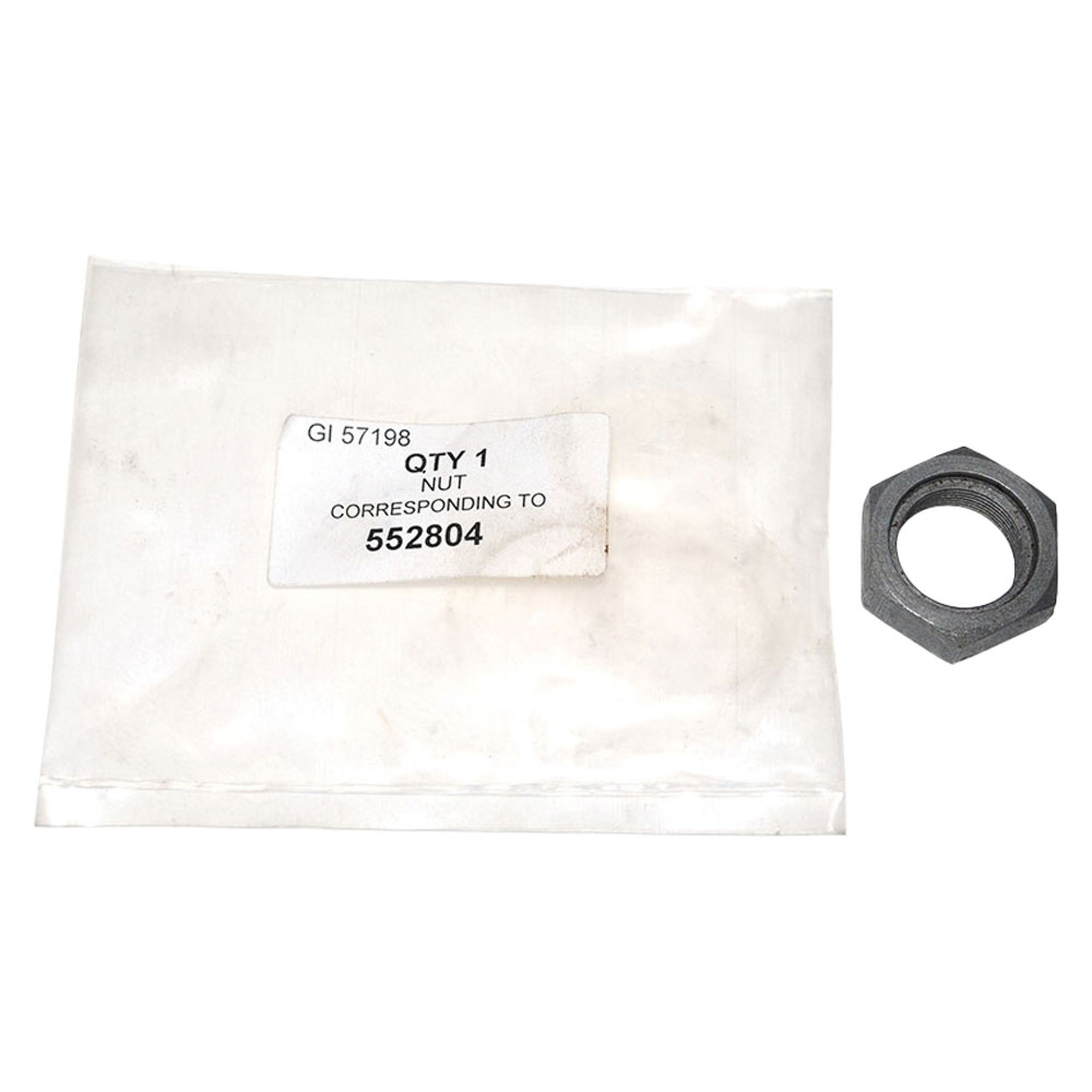 552804 - Nut Top Of Steering Column 1966-84