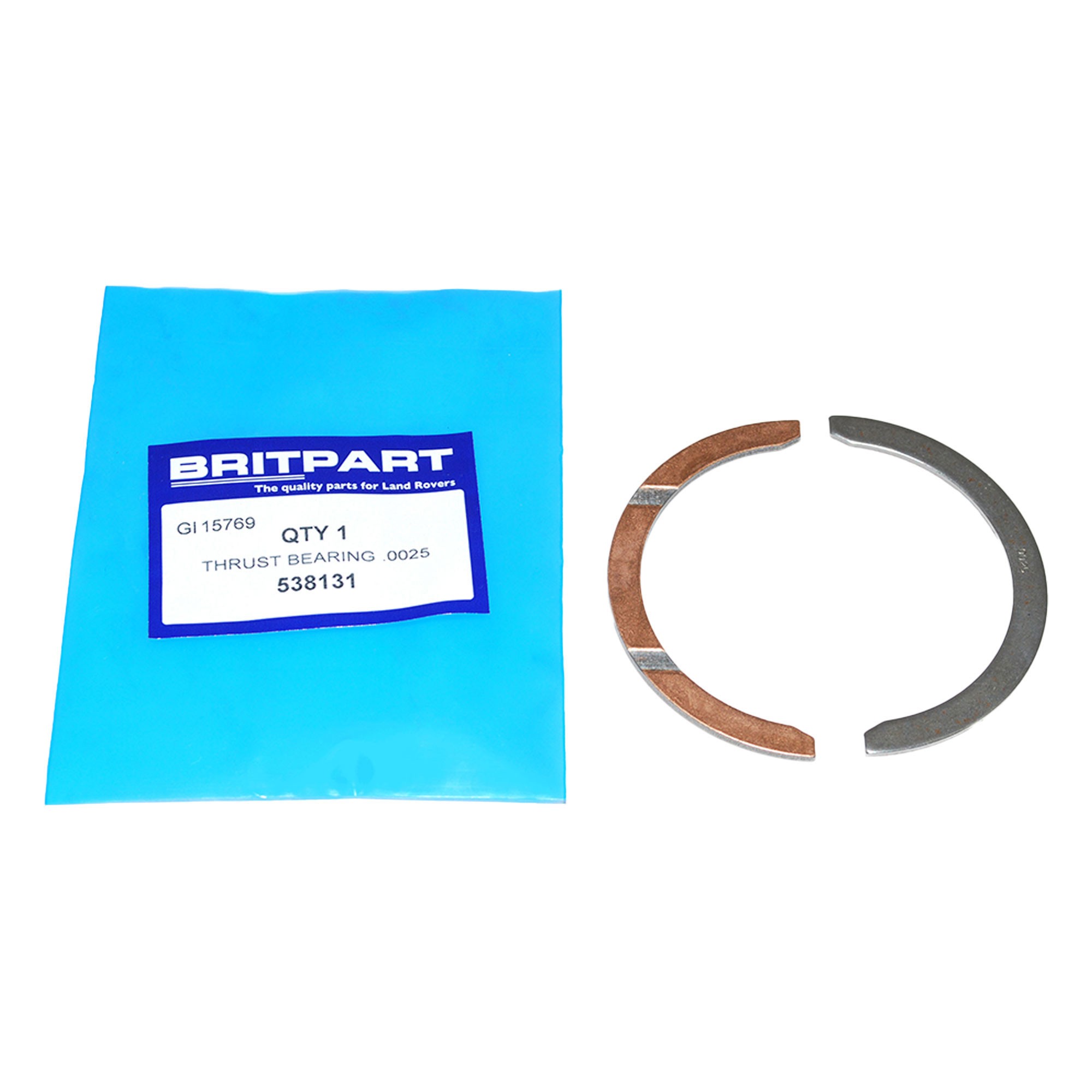 538131 - Crank Thrust WASHER.0025 1961-1998 4 Cylinder