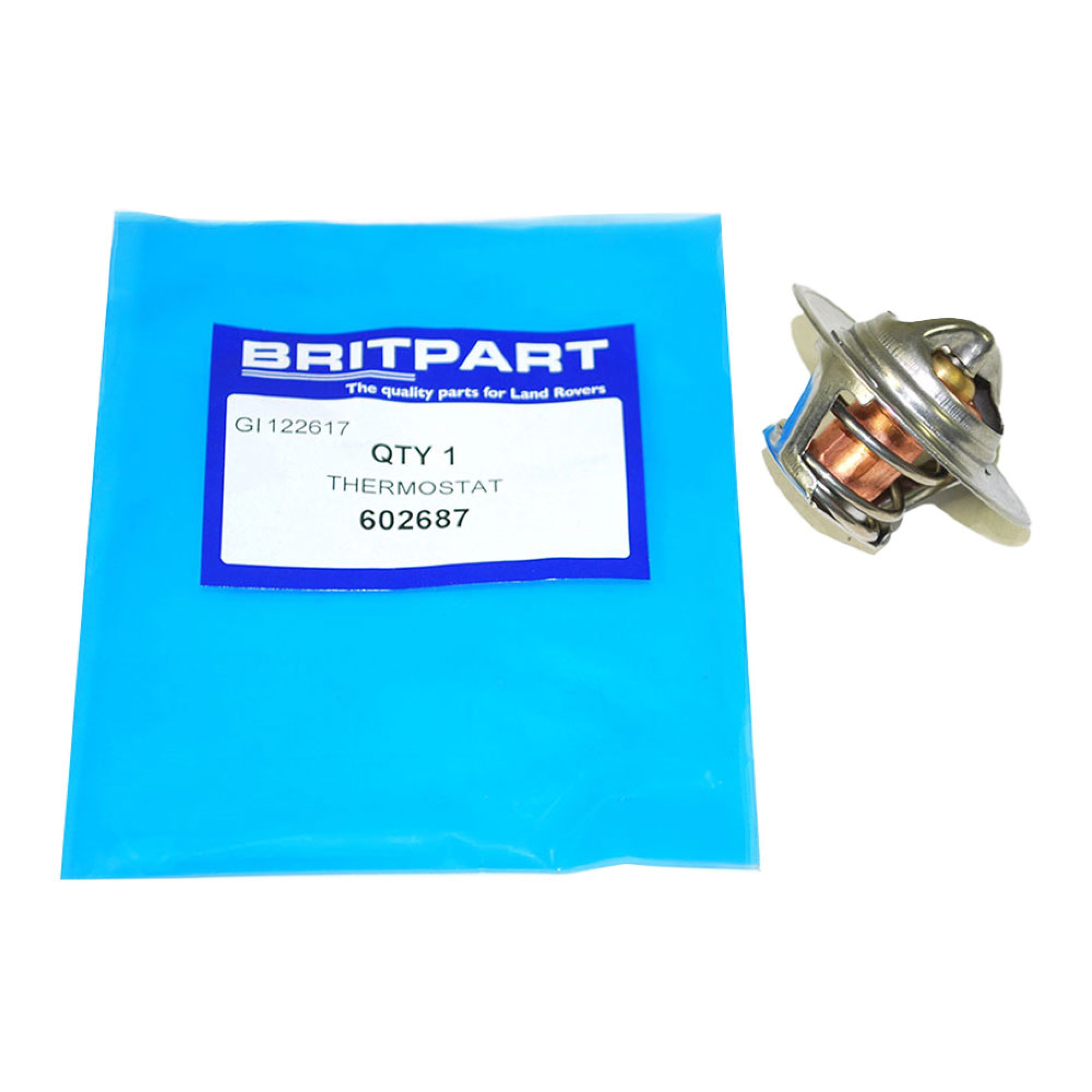 602687 - Thermostat Series 1 and V8 2.5D and 2.5TD and 90/110 Petrol 4 Cylinder 82 Degrees