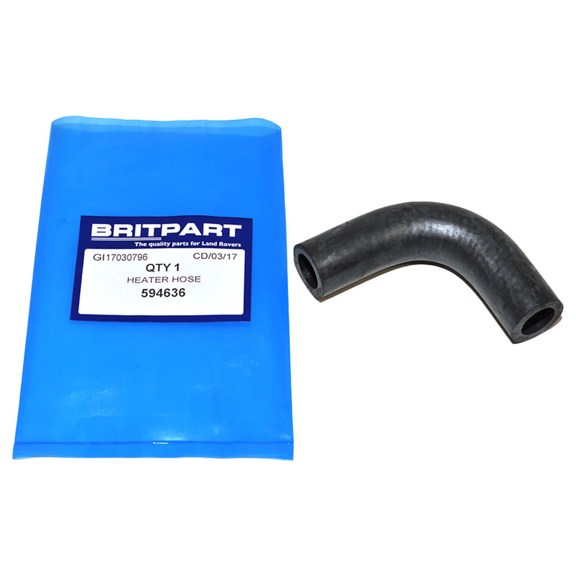 594636 - Genuine Heater Hose L.h.d. Series 3.