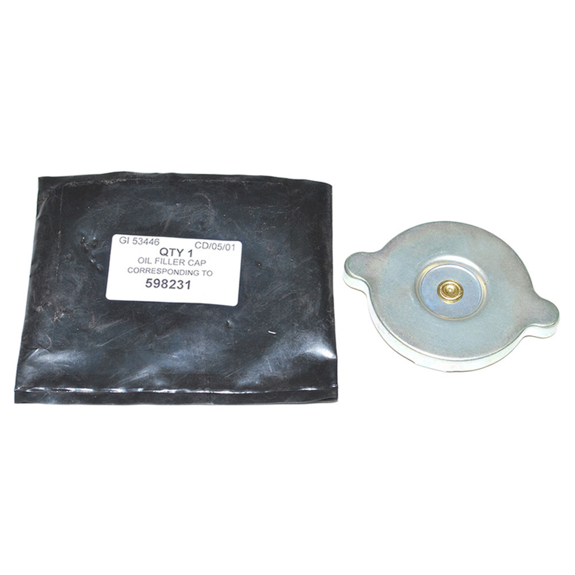598231 - Oil Filler Cap Diesel 1968-84 and Petrol Engines 901/904 Suff C and D S3 and 101 F/C