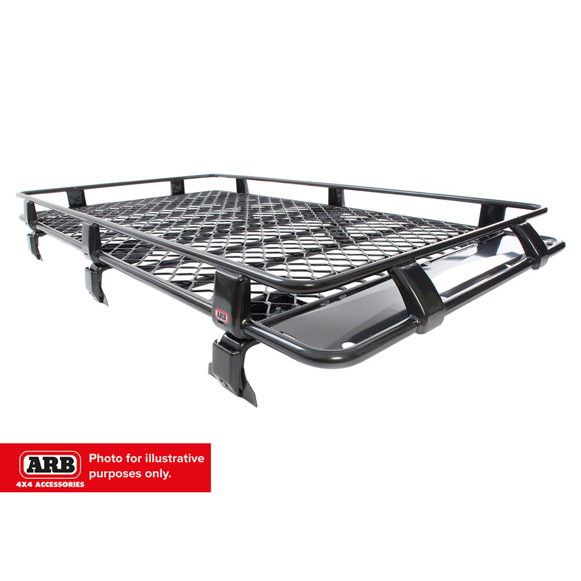 ARB Deluxe Defender/Discovery 1 & 2 Steel Roof Rack 1100 x 1350 [mesh] - 3800120 M