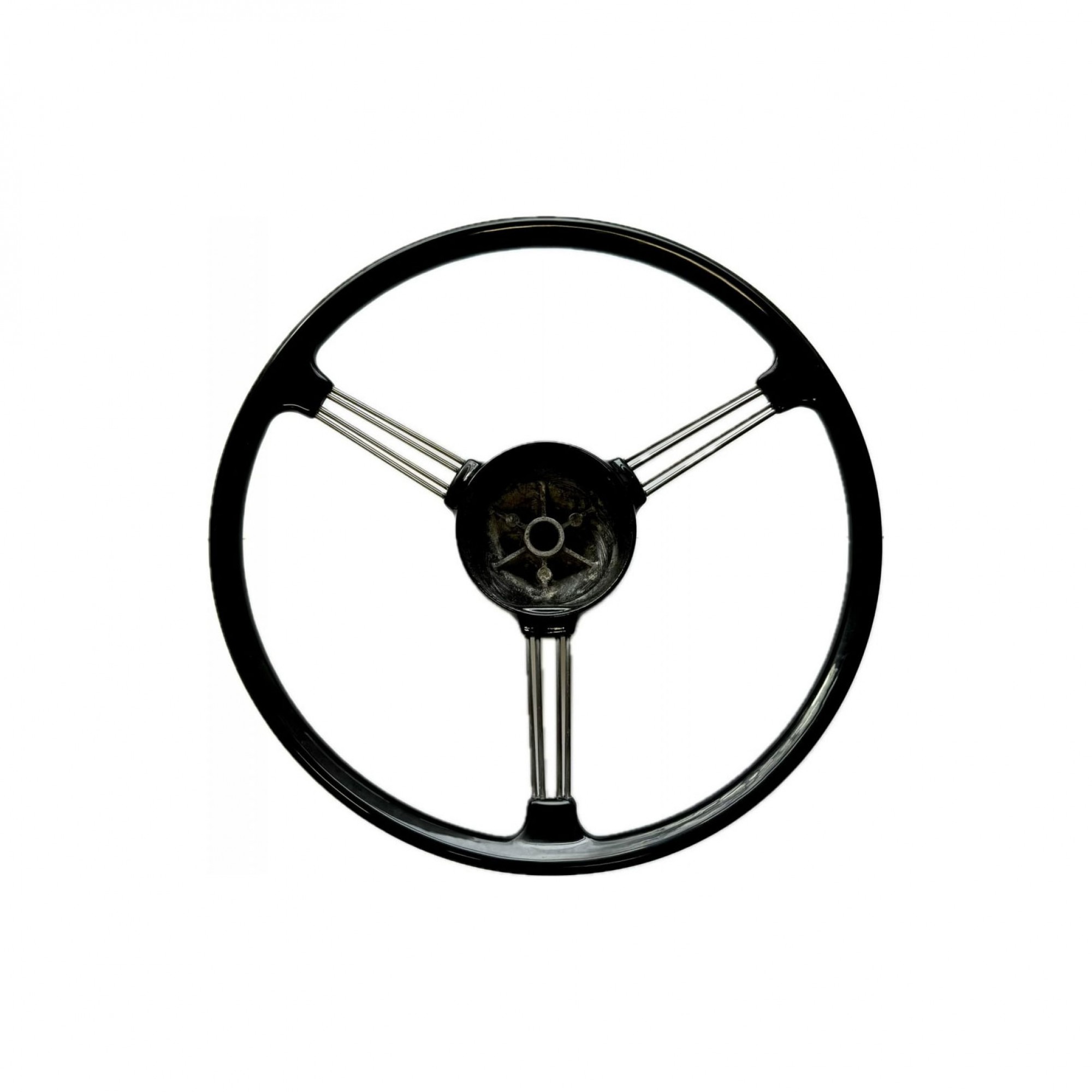 Steering Wheel Recon Exchange - Land Rover 1948-65 Old Unit Surcharge Add Â£350 Refundable on Return Of A Complete and Serviceable Old Unit. Old Unit Centre Broken Or Not Repairable Is Not Acceptable. We Reserve The Right to Retain All Or Part Of The