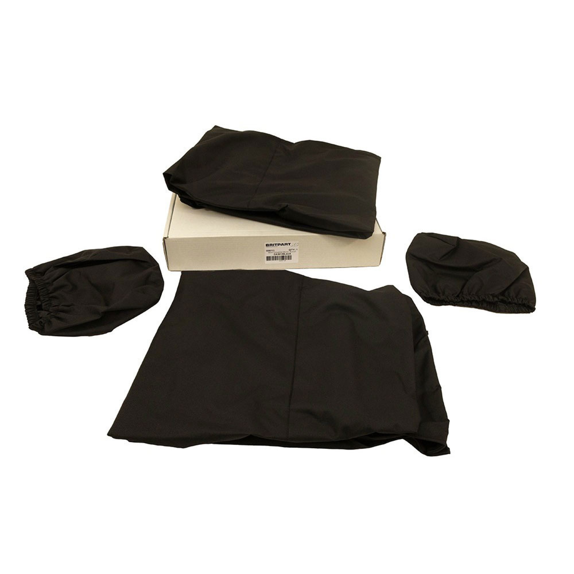 DA3912BLACK - Front Black Seat Covers for Defender 2020 Onwards 3 Door