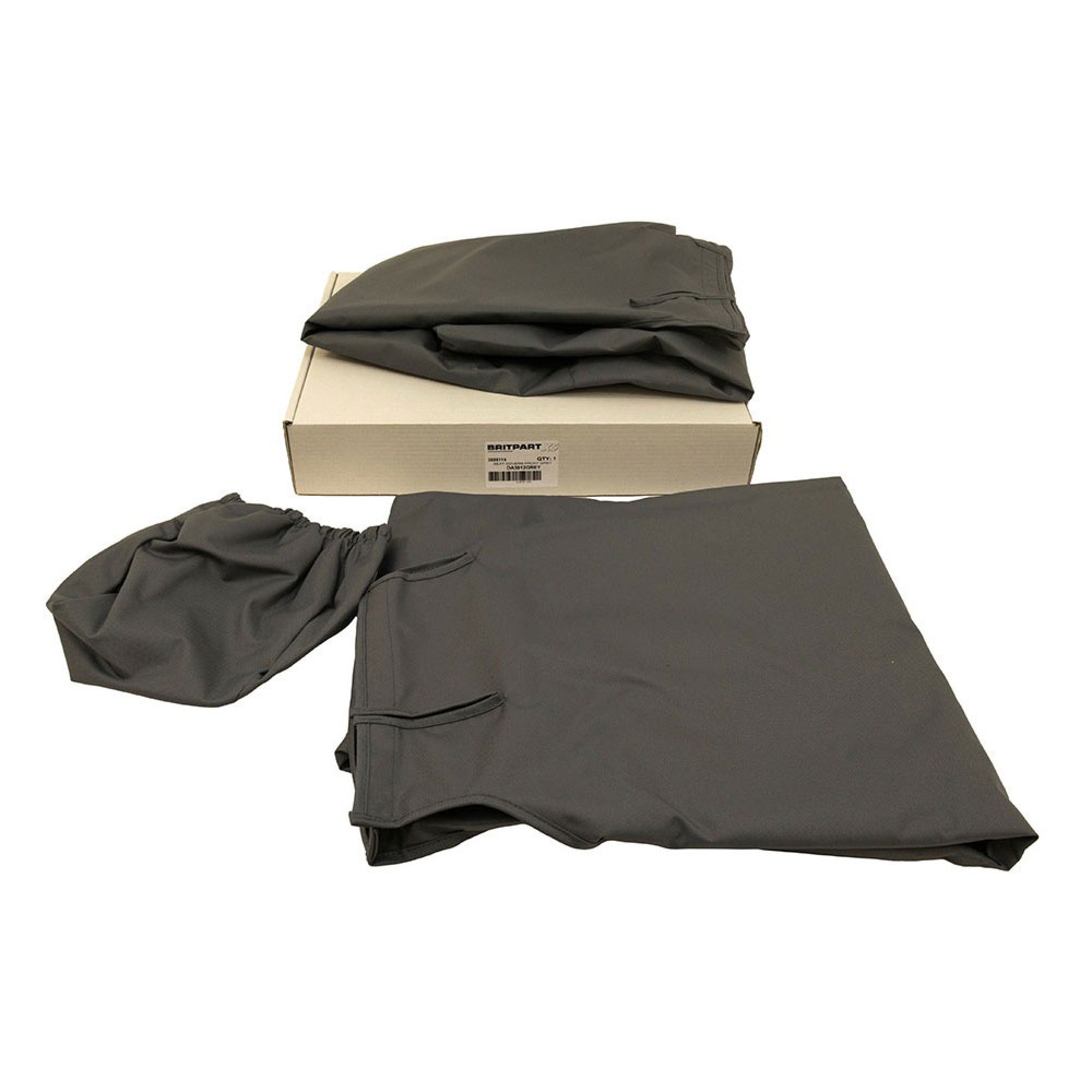 DA3912GREY - Front Grey Seat Covers for Defender 2020 Onwards 3 Door