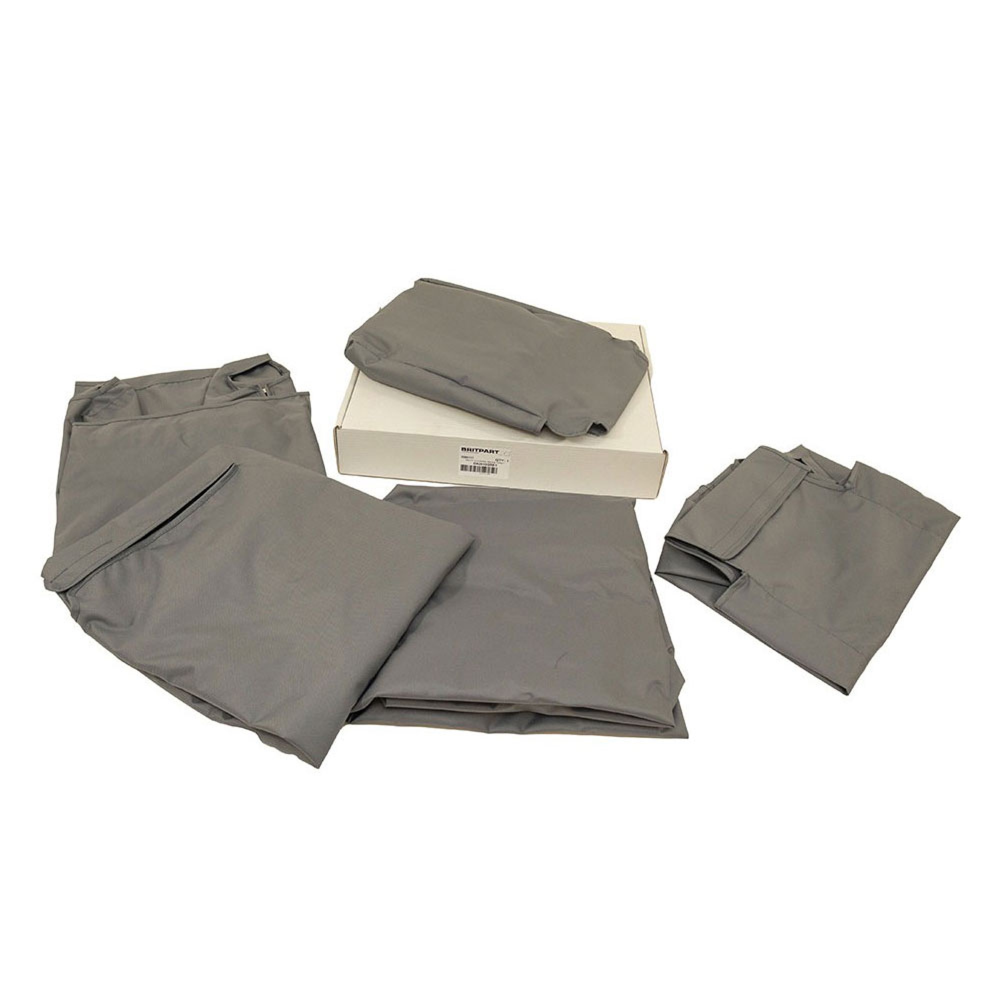 DA3913GREY - Rear Grey Seat Covers 60-40 Defender 2020 Onwards 3 Door