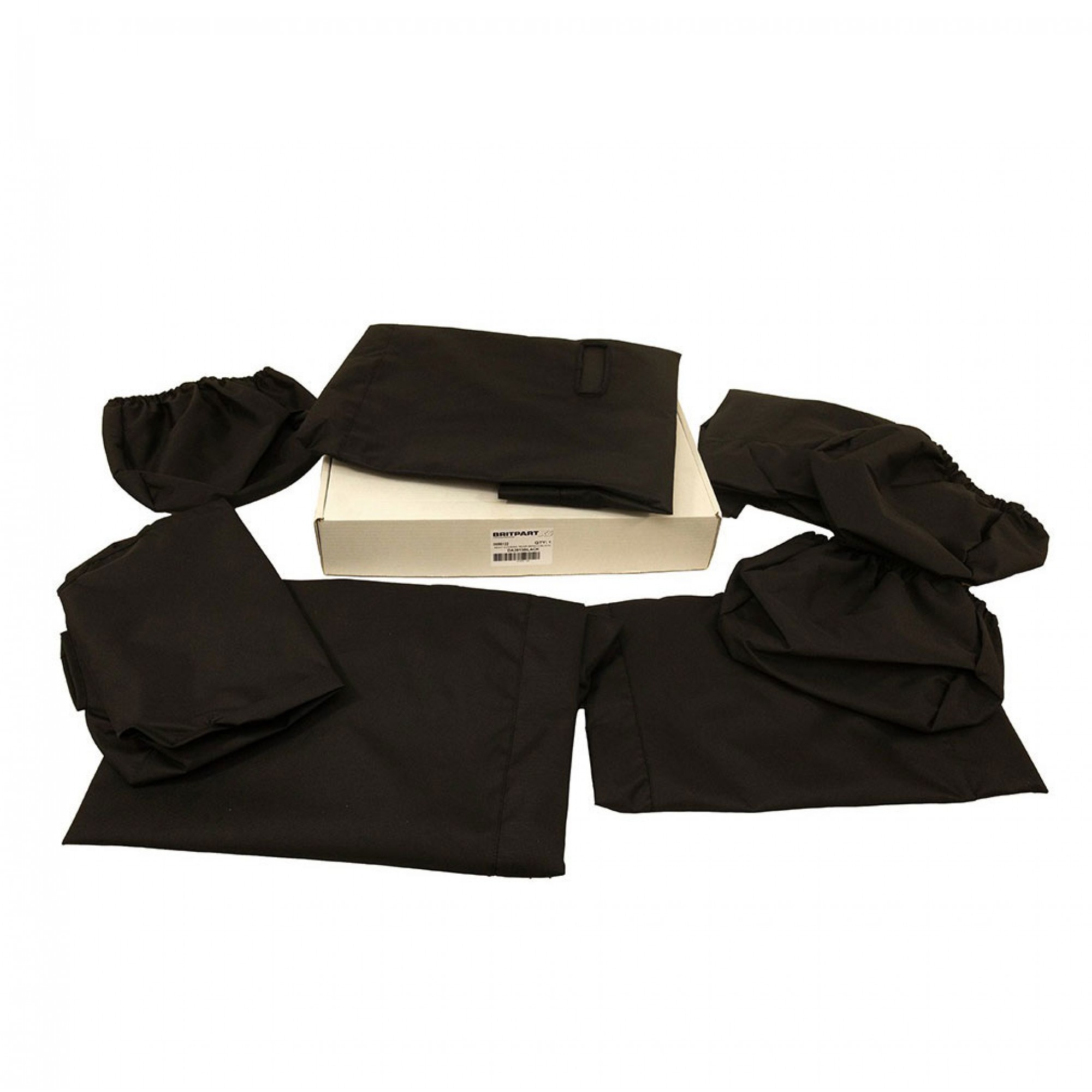 DA3915BLACK - Seat Covers Black Rear Bench 60-40 Defender 2020 on 5 Door