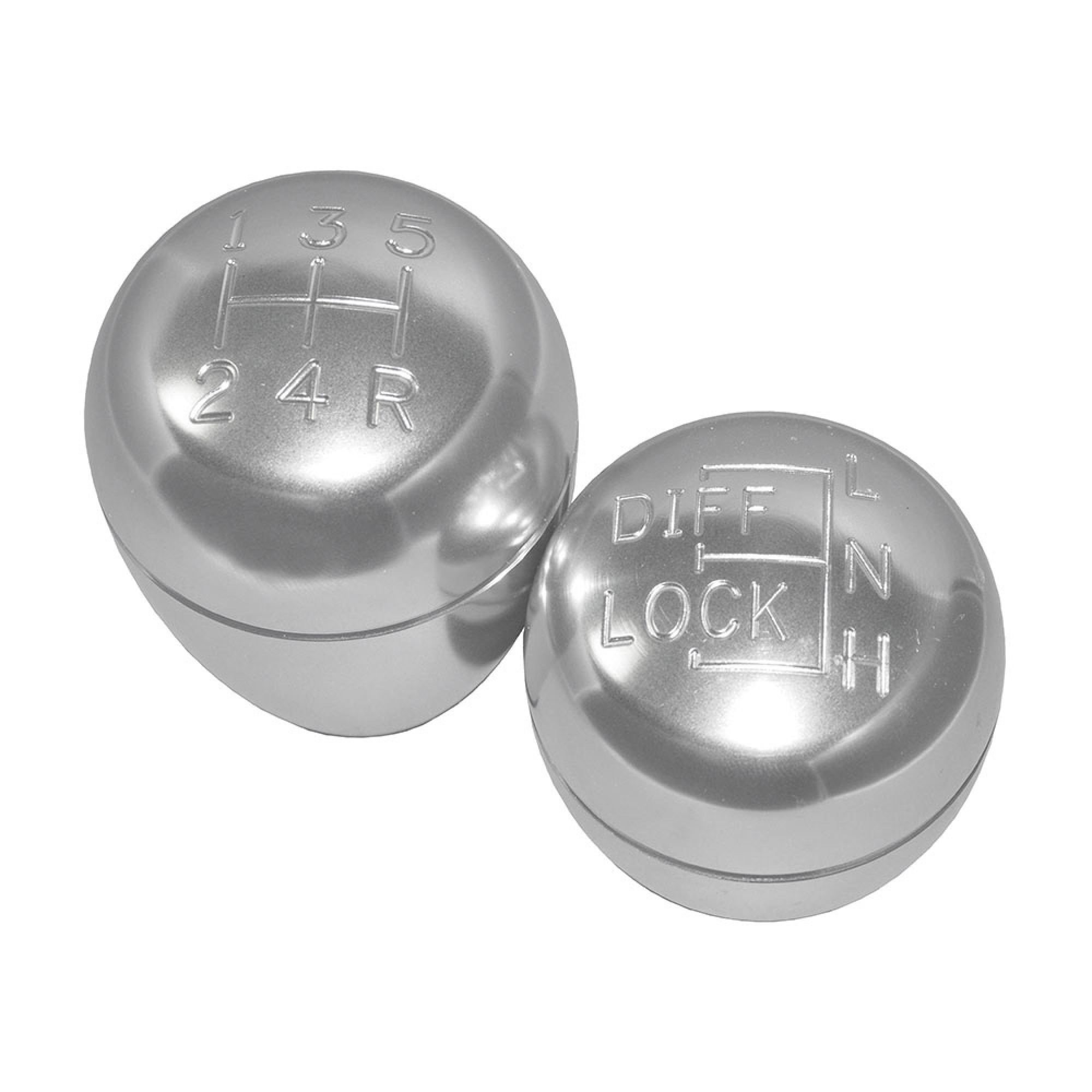 Alloy Gear Knob Set for Land Rover Defender with R380 Gearbo x - DA5500