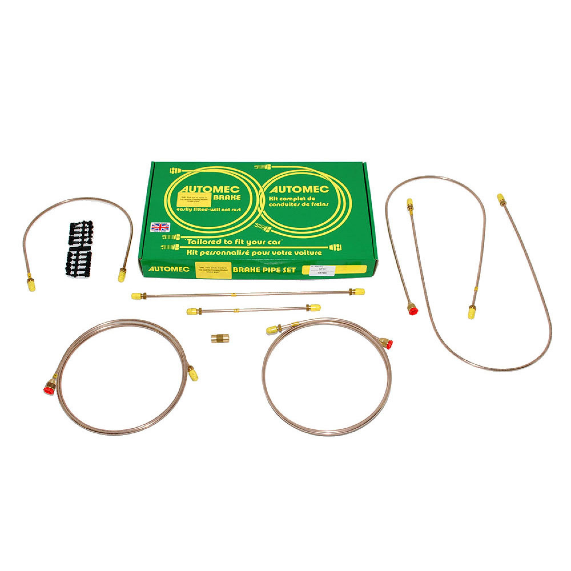 DA7400 - Brake Pipe Set Series 2 (88) 1958-61 to Suffix F